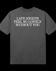 Late Nights Grey Tee