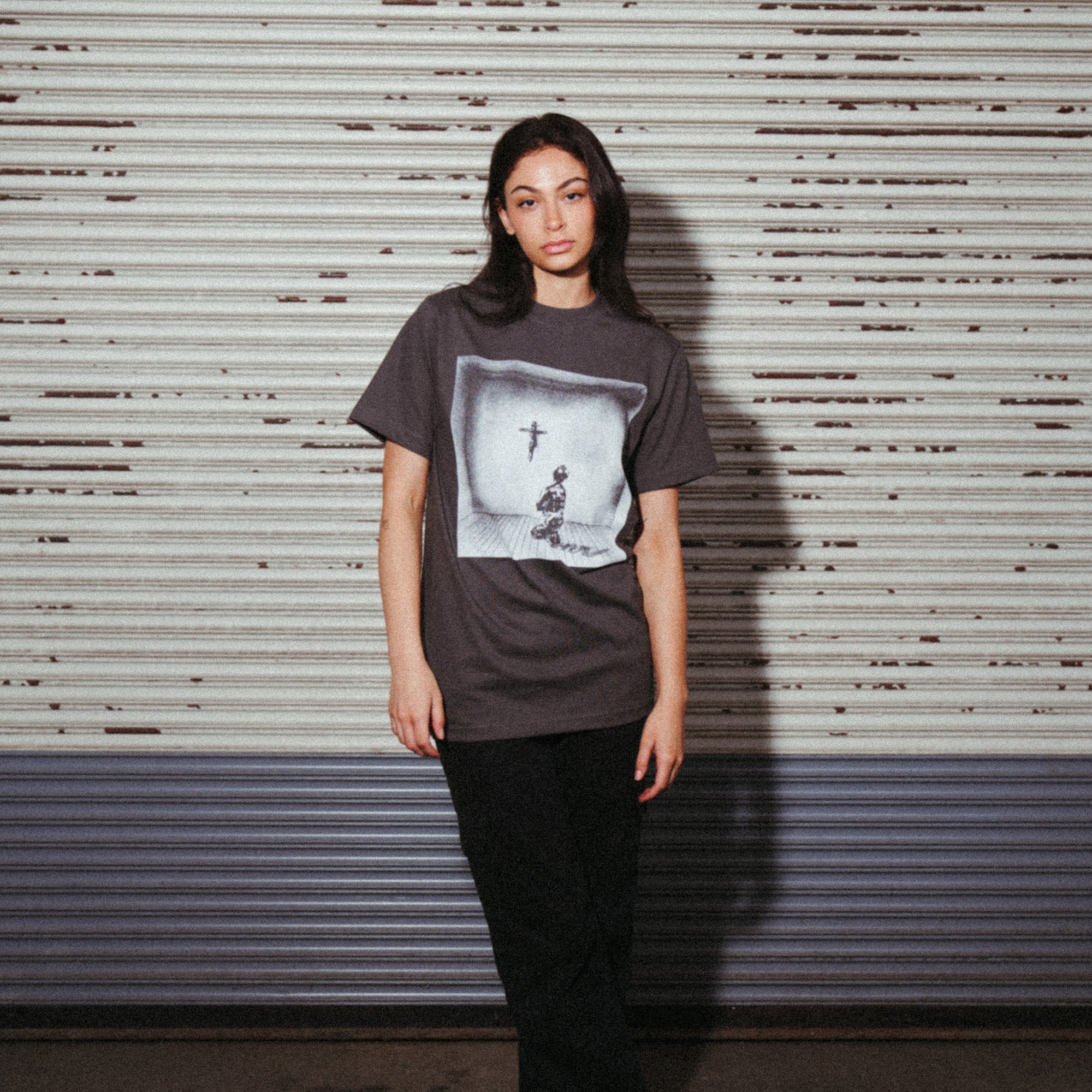 Late Nights Grey Tee