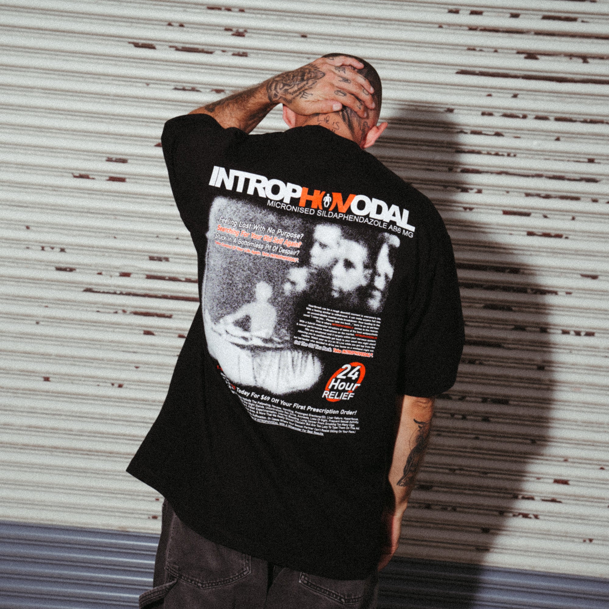 Introphivodal Black Tee