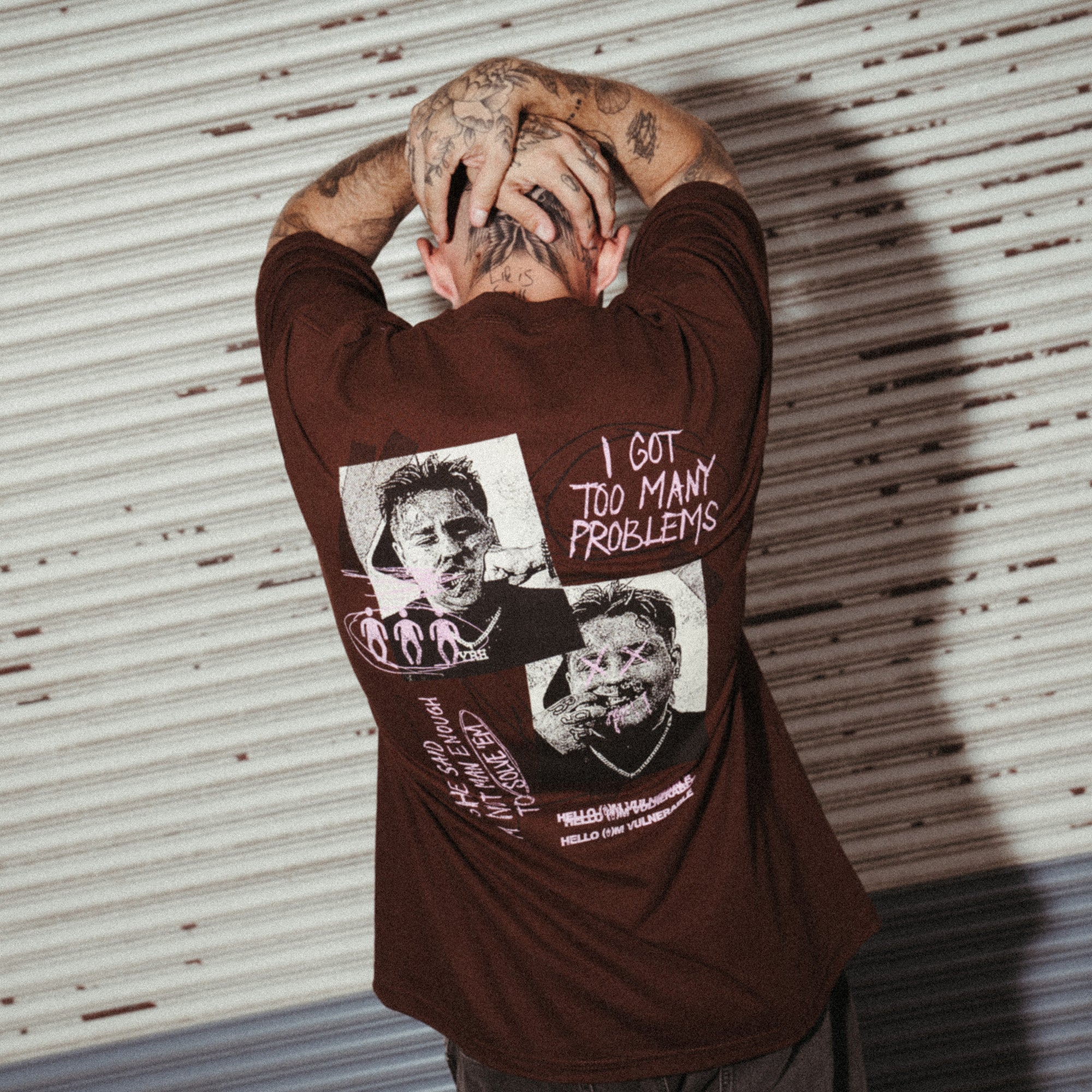 Too Many Problems Brown Tee